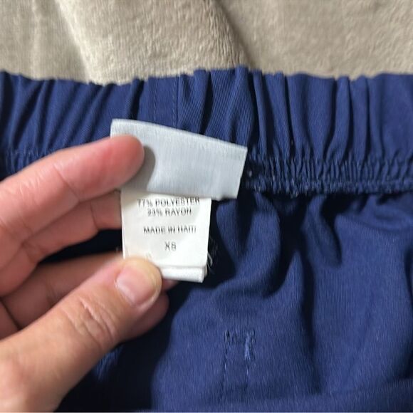 Grey’s Anatomy XS Navy Five Pocket Drawstring 31” Inseam Scrub Bottom Pants - Picture 13 of 13